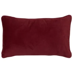 COUSSIN LILOU ROUGE GRENAT 30X50CM