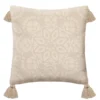 COUSSIN MOTIF BRODE NIGHT IVOIRE 40X40CM