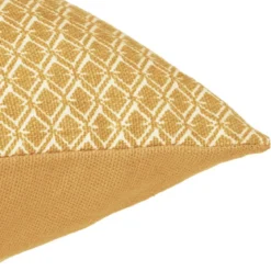COUSSIN MOTIF OTTO OCRE 38X38CM