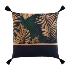 COUSSIN POMPONS 45X45CM POLYESTER IMPRIME FOLIDOR