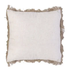 COUSSIN RAPHIA NATUREL DEHOUSSABLE 40X40CM