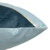 COUSSIN RAYE NELYA VELOURS BLEU 40X40CM