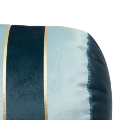 COUSSIN RAYE NELYA VELOURS BLEU 40X14CM