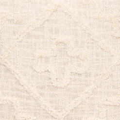 COUSSIN TUFTE INCA IVOIRE 40X40CM