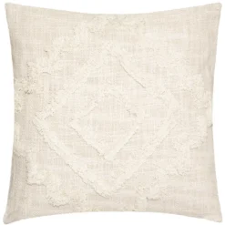 COUSSIN TUFTE INCA IVOIRE 40X40CM