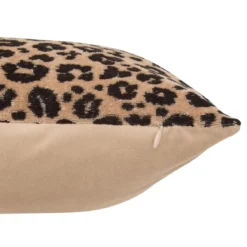 COUSSIN VELOURS JACQUARD LEOPARD LYNRA 40X40CM