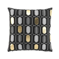COUSSIN 45X45CM COTON IMPRIME METALLISE CALIDOR