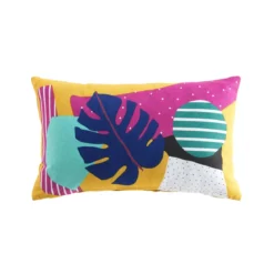 COUSSIN 30X50CM COTON IMPRIME EXAGONE