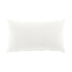 COUSSIN 30X50CM COTON TWILY BLANC