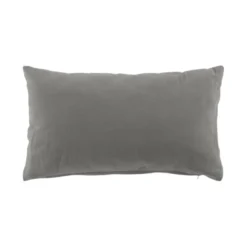 COUSSIN 30X50CM COTON TWILY GRIS