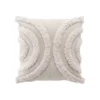 COUSSIN 40X40CM POLYCOTON TUFTE ZITA NATUREL