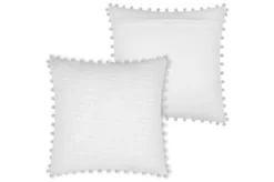 COUSSIN 40X40CM SANCHEZ BLANC