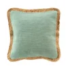 COUSSIN 45X45CM UNI ET JUTE AKINA SAUGE
