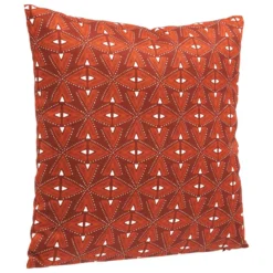 COUSSIN ADIYA 40X40CM MOTIF AMBRE