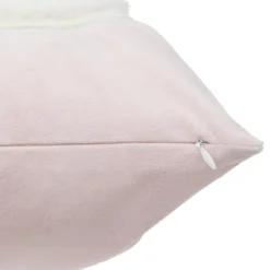 COUSSIN CARRE PAPILLON ROSE 40X40CM