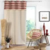 COUSSIN DEHOUSSABLE FRANGES 40X40CM COTON ATLAS TERRACOTTA