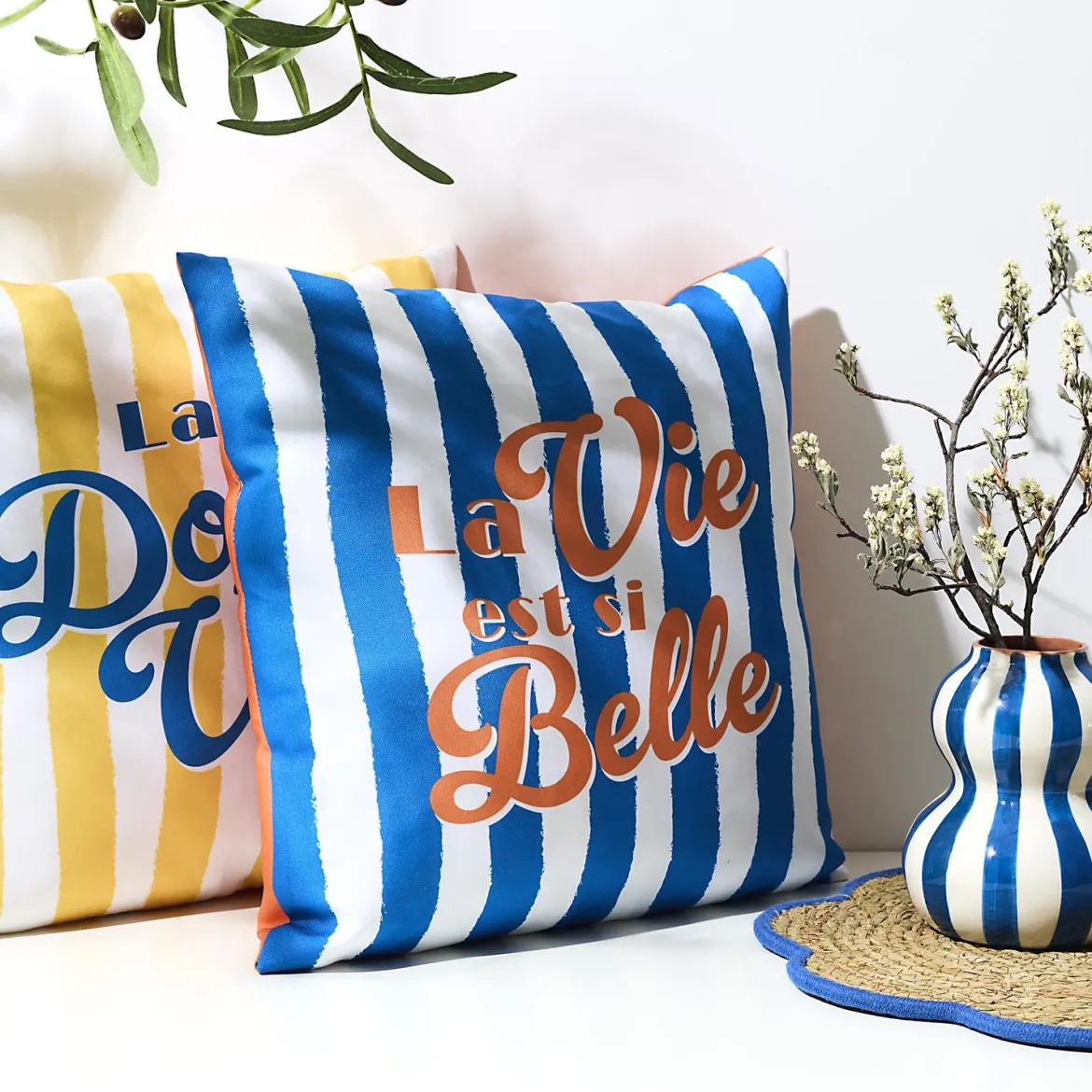 COUSSIN DEPERLANT DOLCE VITA 40X40CM