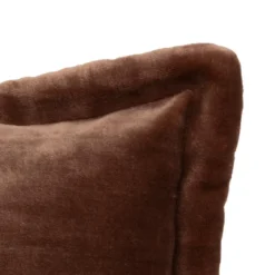 COUSSIN FLANELLE CUDDLY MARRON 53X53CM