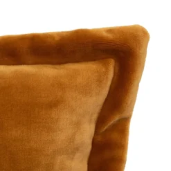 COUSSIN FLANELLE CUDDLY MOUTARDE 38X58CM