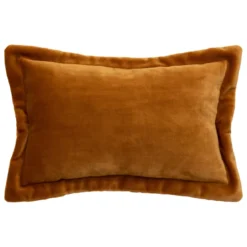 COUSSIN FLANELLE CUDDLY MOUTARDE 38X58CM