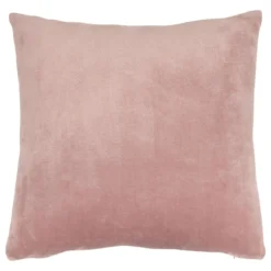 COUSSIN FLANELLE UNI ROSE 38X38CM