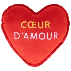 COUSSIN FORME COEUR AMOUR H.40CM