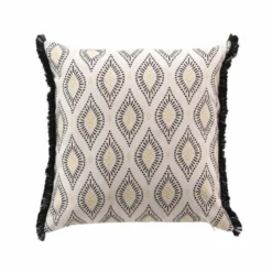COUSSIN FRANGES 45X45CM POLYCOTON IMPRIME ORICIA