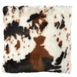 COUSSIN IMITATION PEAU VACHE 40X40CM