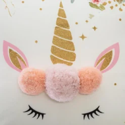 COUSSIN LICORNE POMPOM