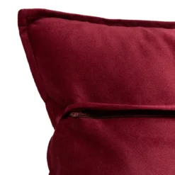 COUSSIN LILOU ROUGE GRENAT 45X45CM