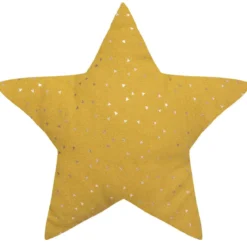 COUSSIN OYA ETOILE OCRE