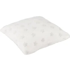 COUSSIN PHOSPHORESCENT ETOILE BLANC 40X40CM