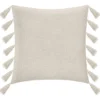COUSSIN POMPON GYPSY IVOIRE 50X50CM