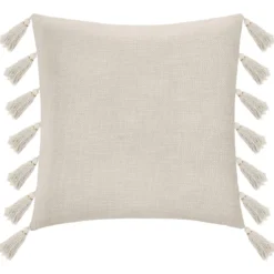 COUSSIN POMPON GYPSY IVOIRE 50X50CM