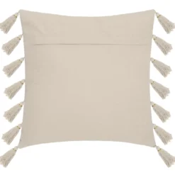 COUSSIN POMPON GYPSY IVOIRE 50X50CM