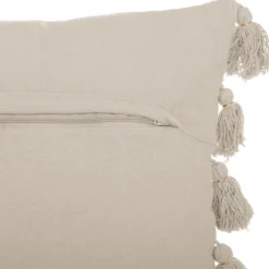 COUSSIN POMPON GYPSY IVOIRE 50X50CM