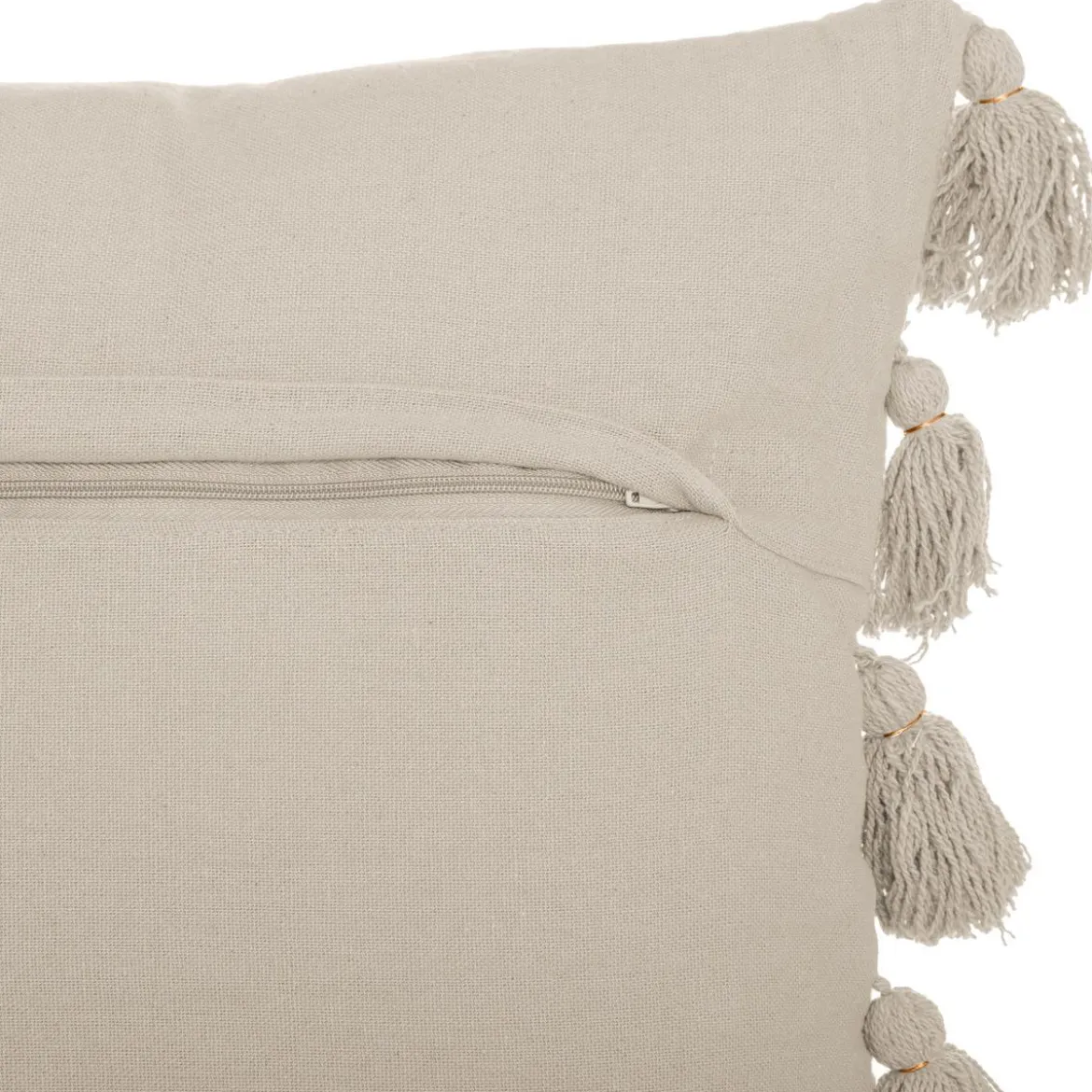 COUSSIN POMPON GYPSY IVOIRE 50X50CM