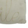 COUSSIN RECTANGLE DOUBLE GAZE COTON VERT