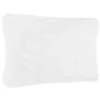COUSSIN RECTANGLE FOURRURE BLANC 30X45CM