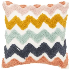 COUSSIN VAGUE ARC CIEL 40X40CM