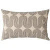 COUSSIN 40X60CM POLYCOTON IMPRIME METALLISE ONDINE NOIR