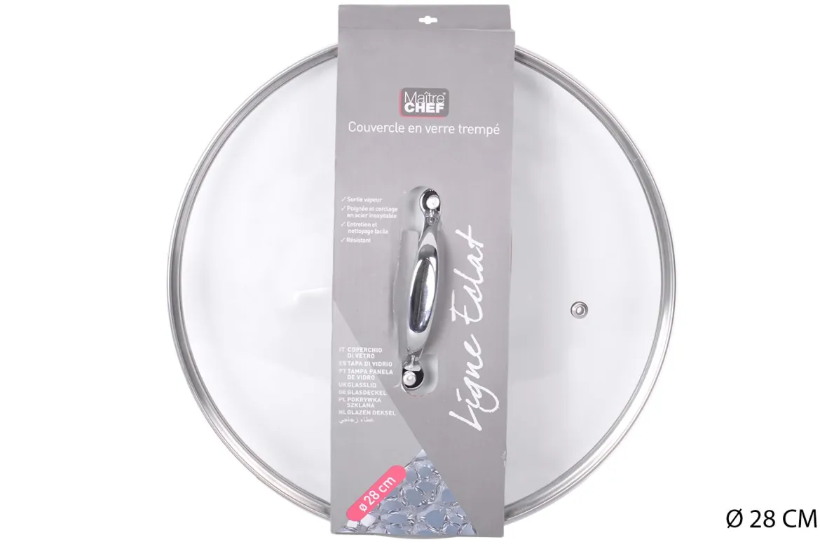 COUVERCLE VERRE 28CM