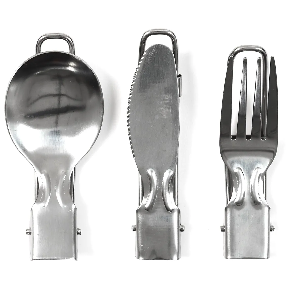 COUVERT PLIABLE A EMPORTER INOX X3 PIECES