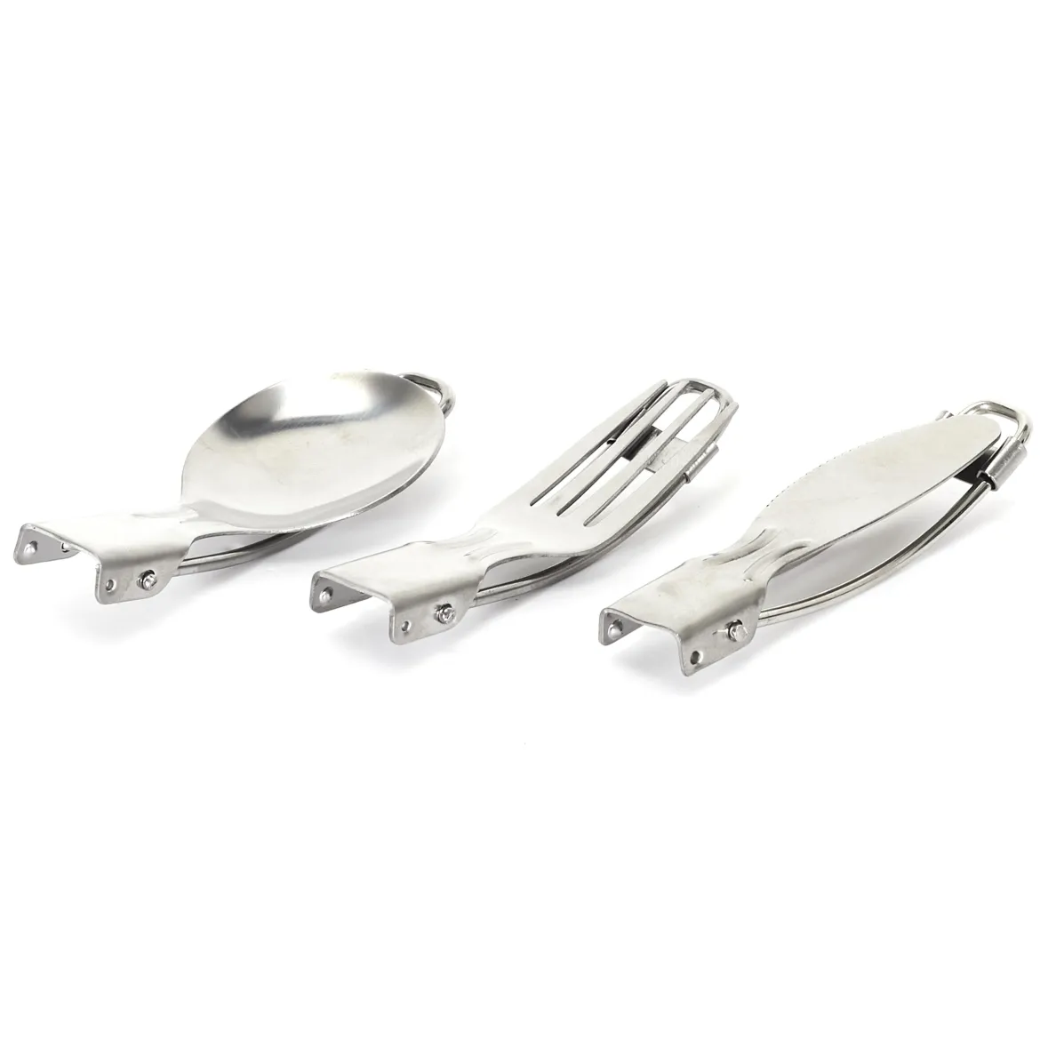 COUVERT PLIABLE A EMPORTER INOX X3 PIECES