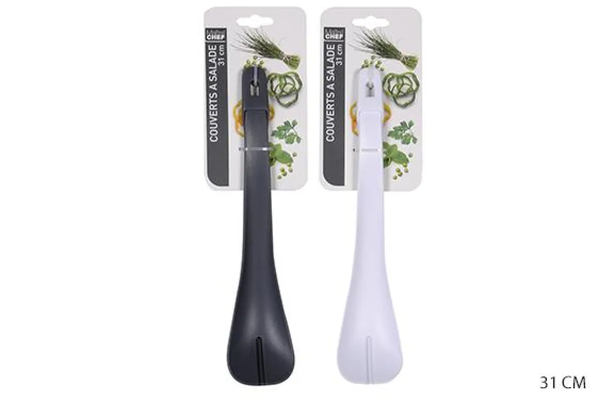 COUVERTS A SALADE PLASTIQUE 31CM