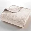 COUVRE LIT 220X240CM ET 2 TAIES 60X60CM SOLANGE NATUREL