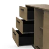 CRAFT ENFILADE 2 PORTES COULISSANTES 3 TIROIRS