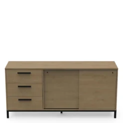 CRAFT ENFILADE 2 PORTES COULISSANTES 3 TIROIRS