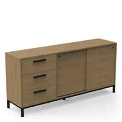 CRAFT ENFILADE 2 PORTES COULISSANTES 3 TIROIRS