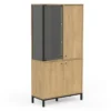 CRAFT VITRINE 1 PORTE VITREE ET 3 PORTES